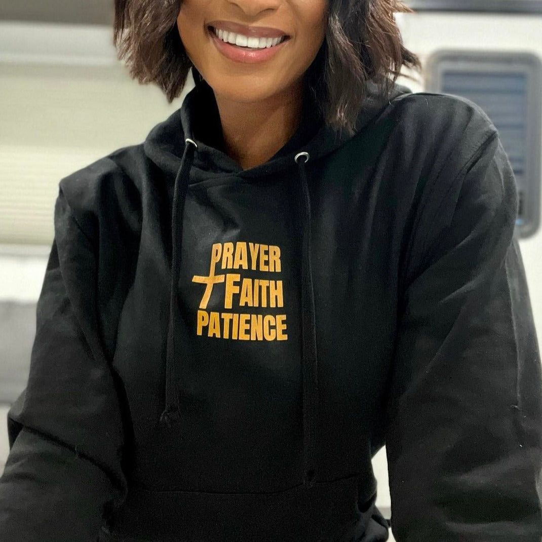 PRAYER FAITH PATIENCE -GOLD